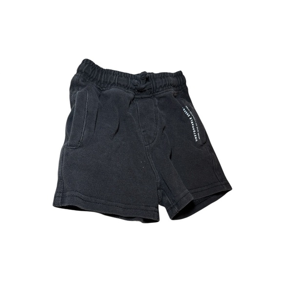 Zara Toddler Boy Black Straight Text Plush Shorts Size 2-3 Years - Picture 5 of 8
